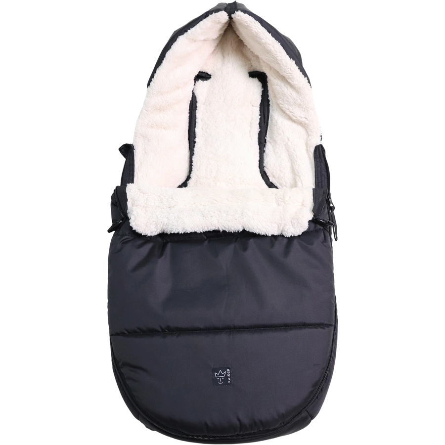 Kaiser Winterfußsack HOODY 2.0 blackcreme