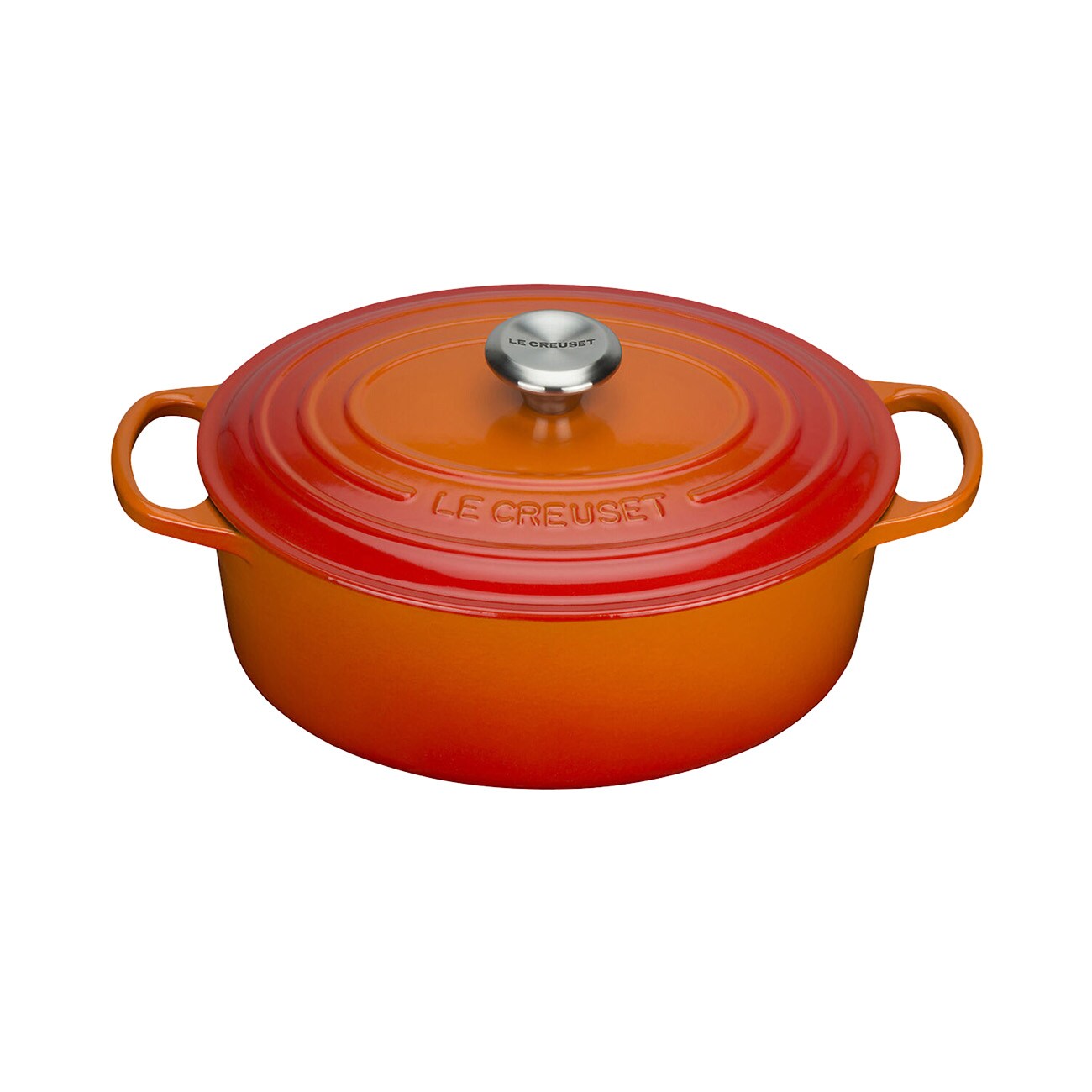 Le Creuset Bräter oval 29 cm schwarz Topf