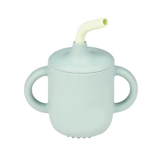 Gobelet avec Paille   Vert        de               Nattou