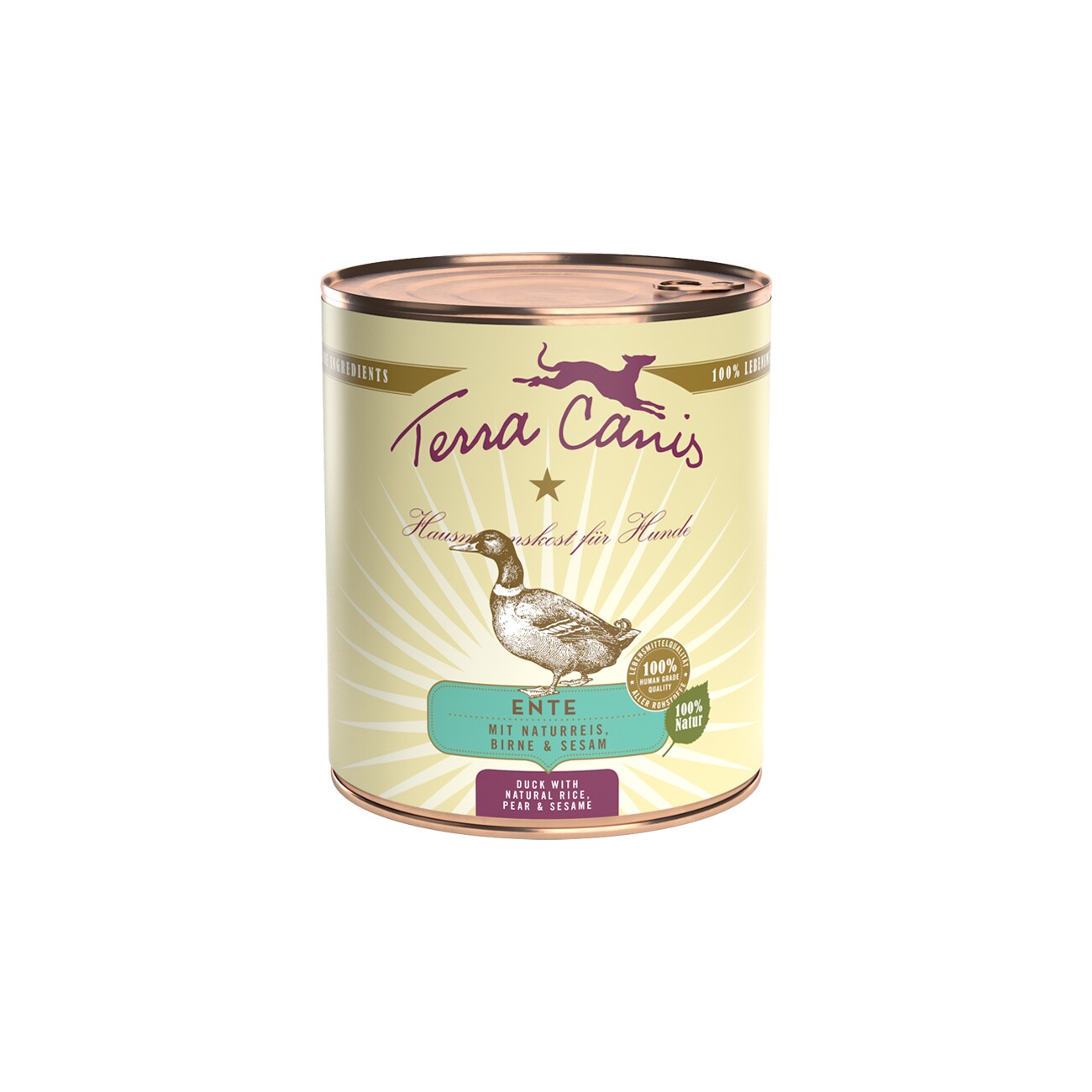 Terra Canis Classic Adult 6x800g Ente mit Naturreis, Birne und Sesam
