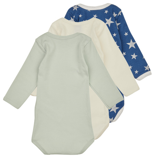 Petit Bateau - BODY US ML VINTSTAR PACK X3 - Multicolore