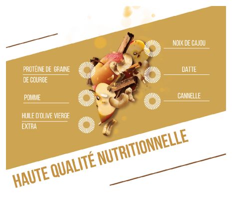 Barre protéinée Bio Baouw Pomme/Cannelle - 50g