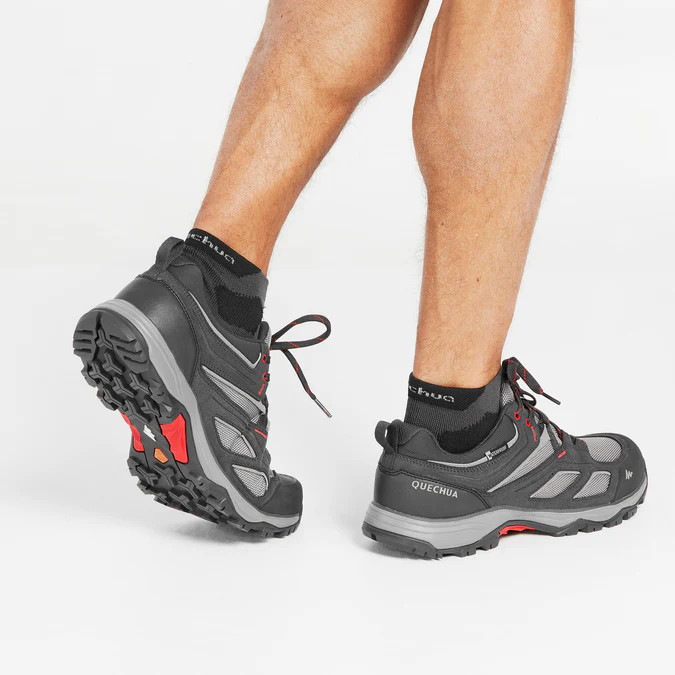 Decathlon Quechua - Sapatos de caminhada impermeáveis Quechua MH100 para homem