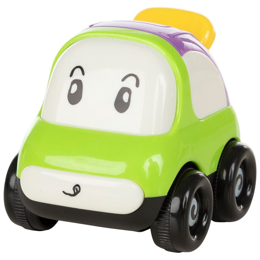 Jouet 1er âge petite voiture Vroumpiz - Vert - Ecru