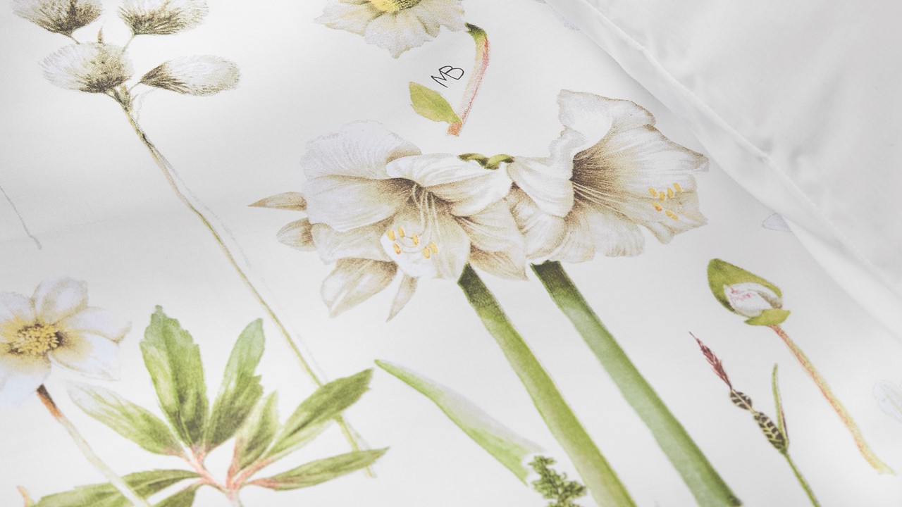 Dekbedovertrek Amaryllis white