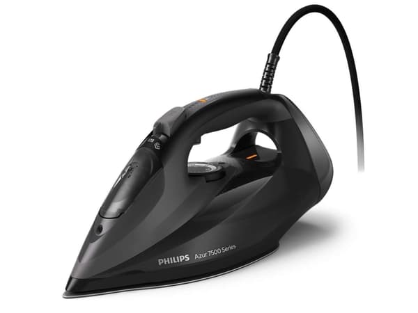 Philips Azur 7500 Series DST7511 - Dampstrykejern med automatisk slukking - såleplate: SteamGlide Elite - 3200 W - svart