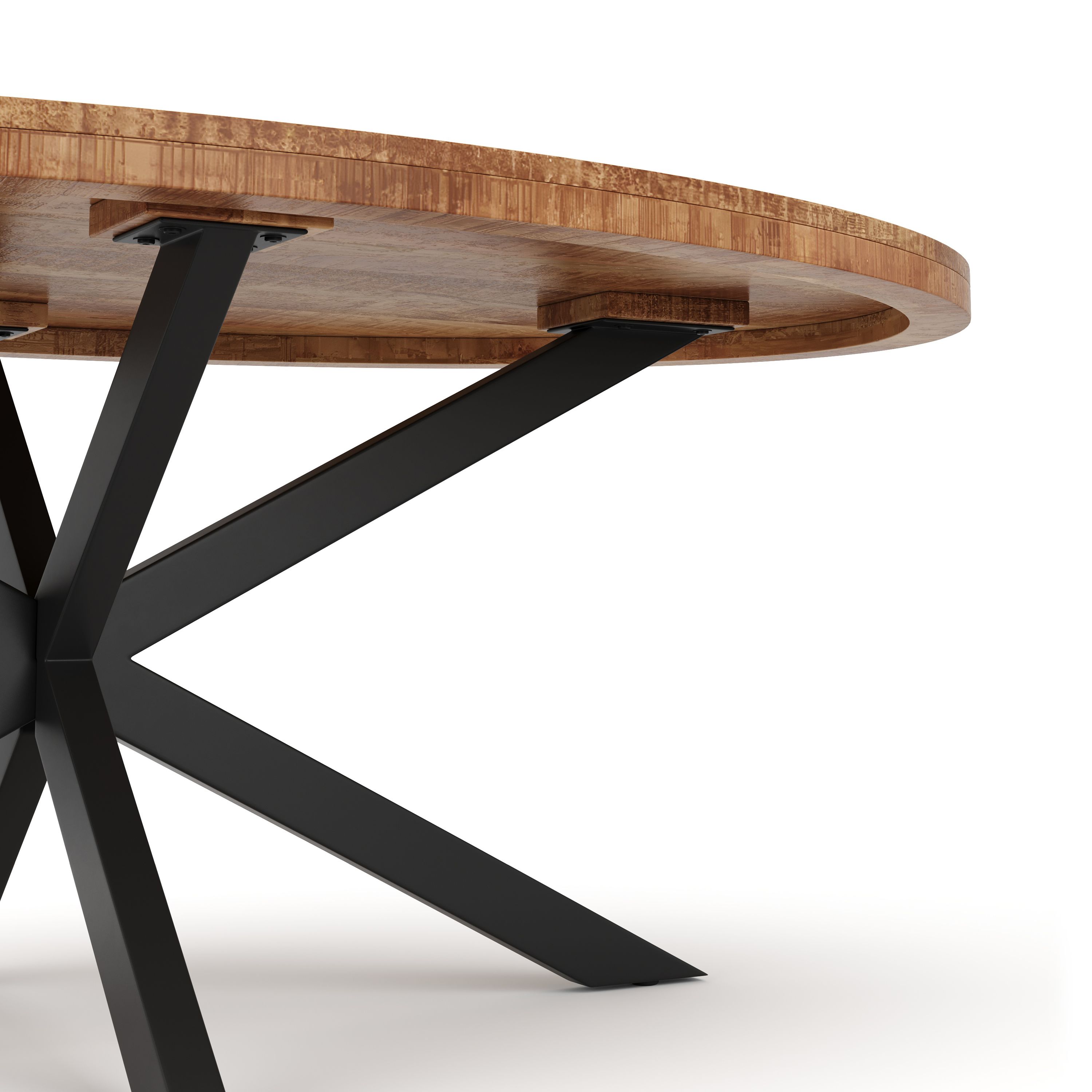 Esstisch Holz MAYLA oval 180 x 90 cm