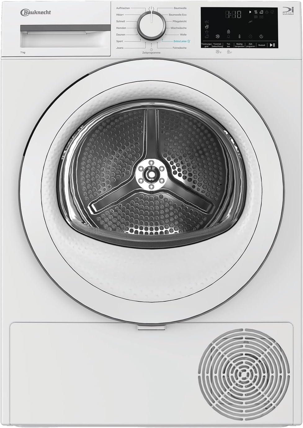 Bauknecht BT 7RC WW Wärmepumpentrockner /7 kg/EEK C/Precision Dry - Intelligentes Trocknen/Slim Wäschetrockner, weiss