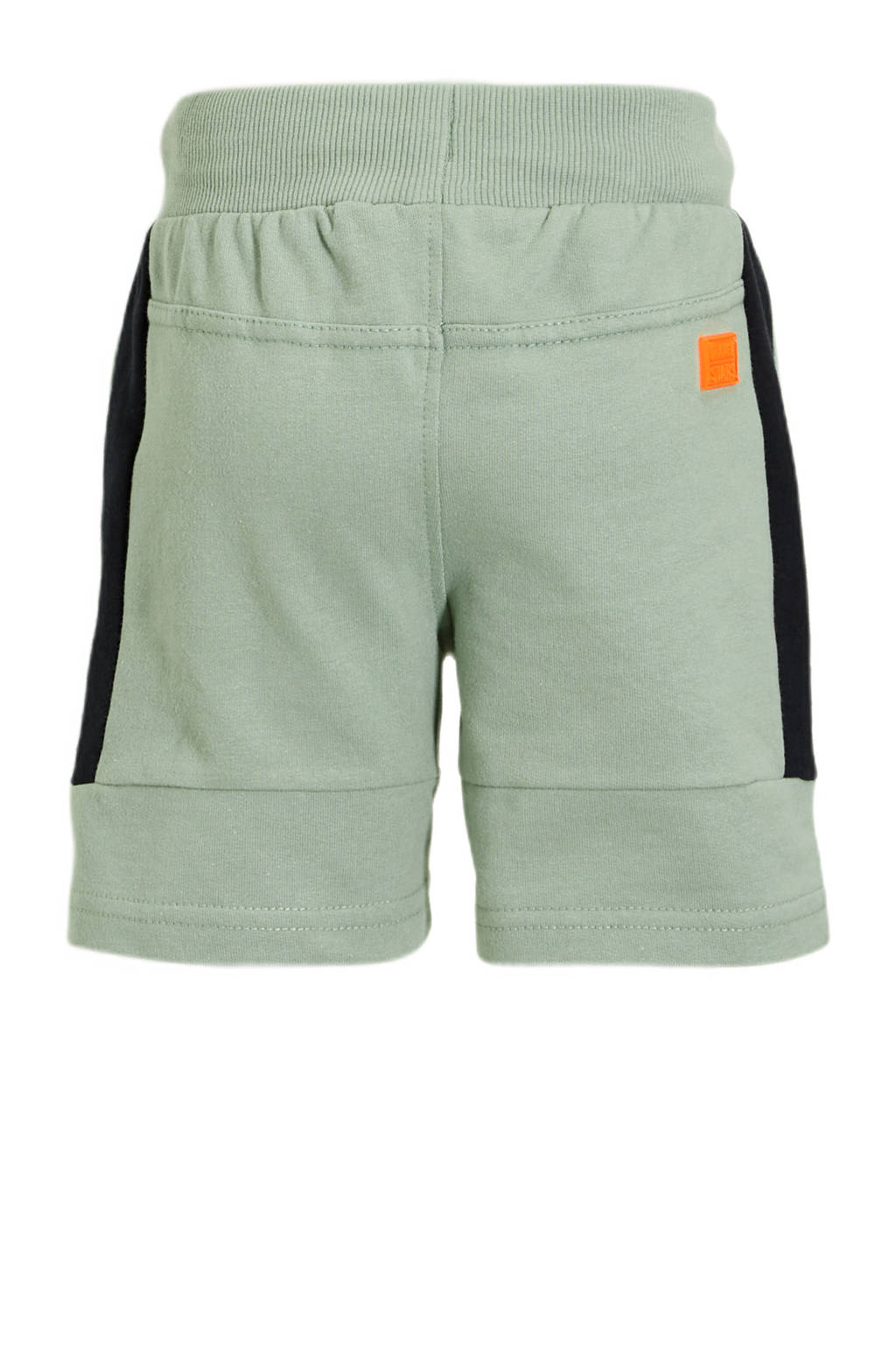 Orange Stars short Manuel met printopdruk kaki