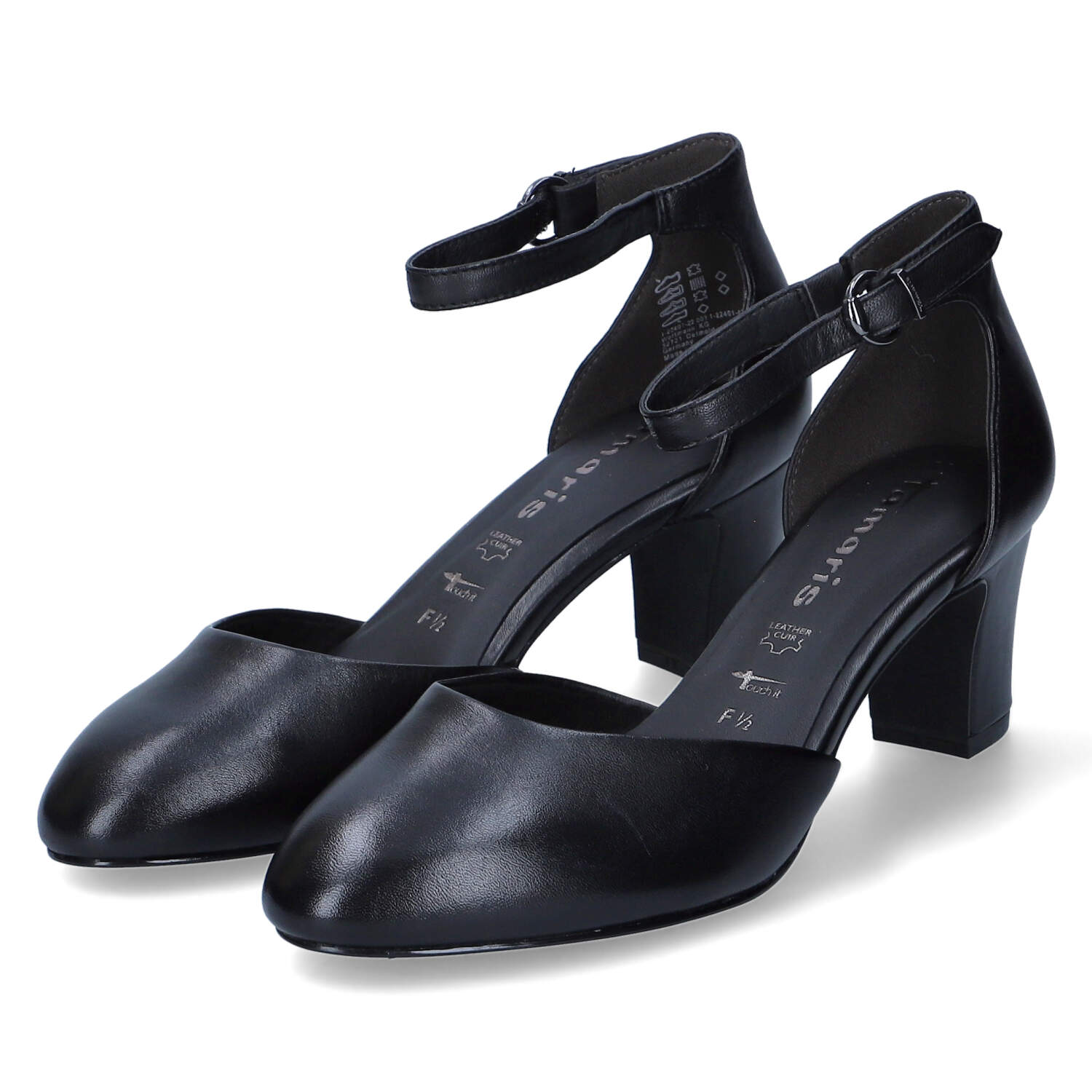 Tamaris Spangenpumps - black leather