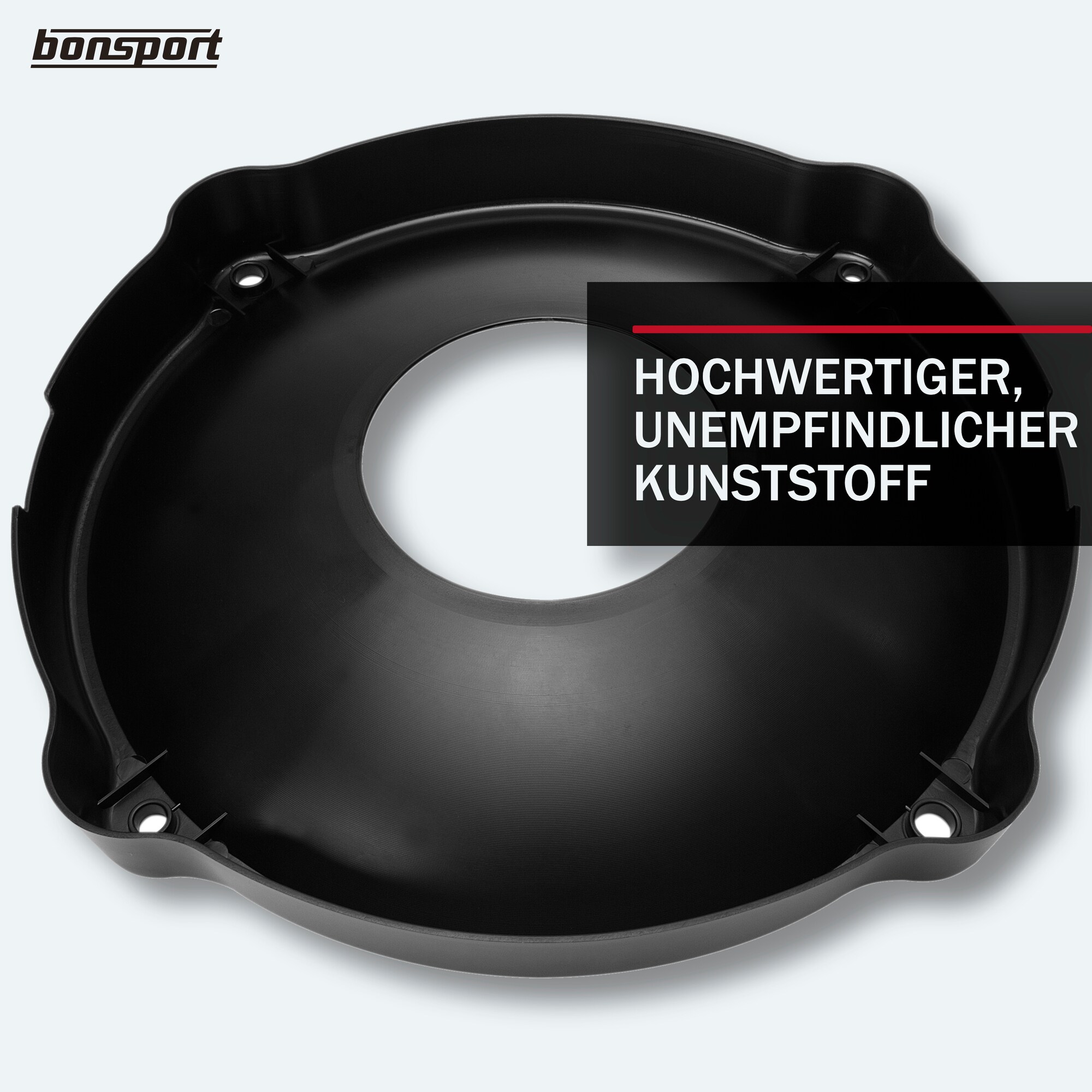 Ballschale für Sitzball / Gymnastikball, schwarz