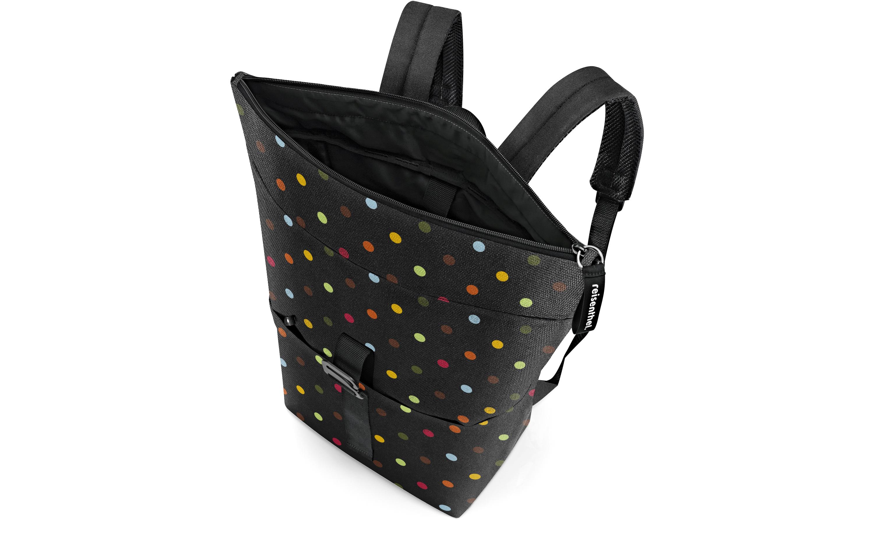 Freizeitrucksack Rolltop Backpack DotsRanzen für Freizeit, Arbeitsweg und City-Trip