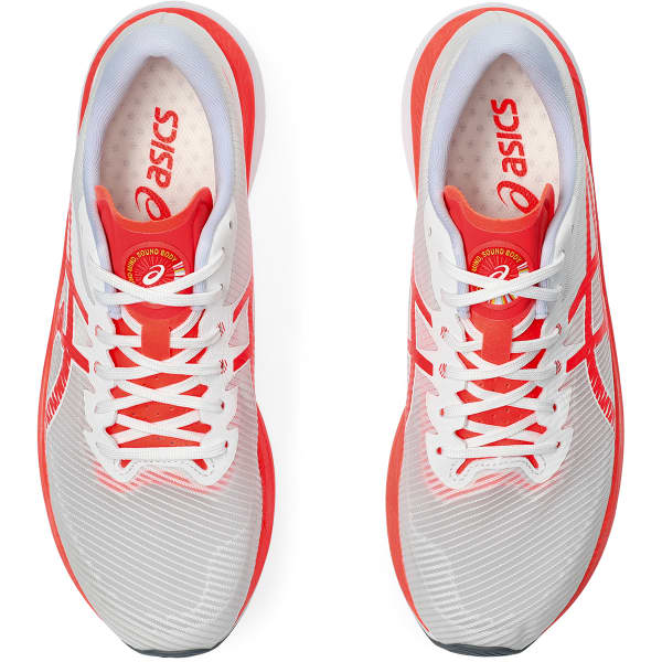 Chaussure running ASICS MAGIC SPEED 3 WHITE/SUNRISE RED