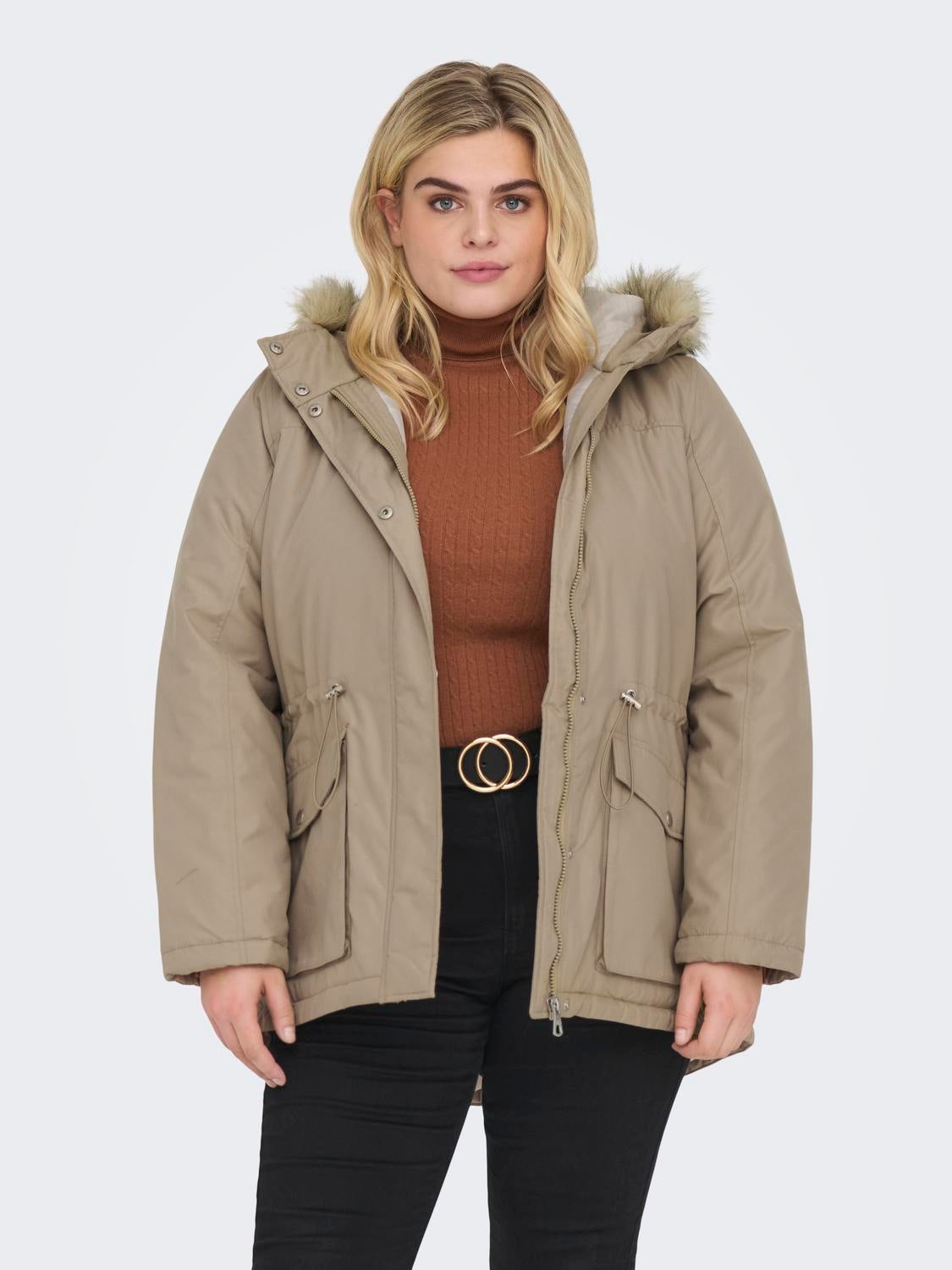 CARLUCIA Langer Parka Weathered Teak