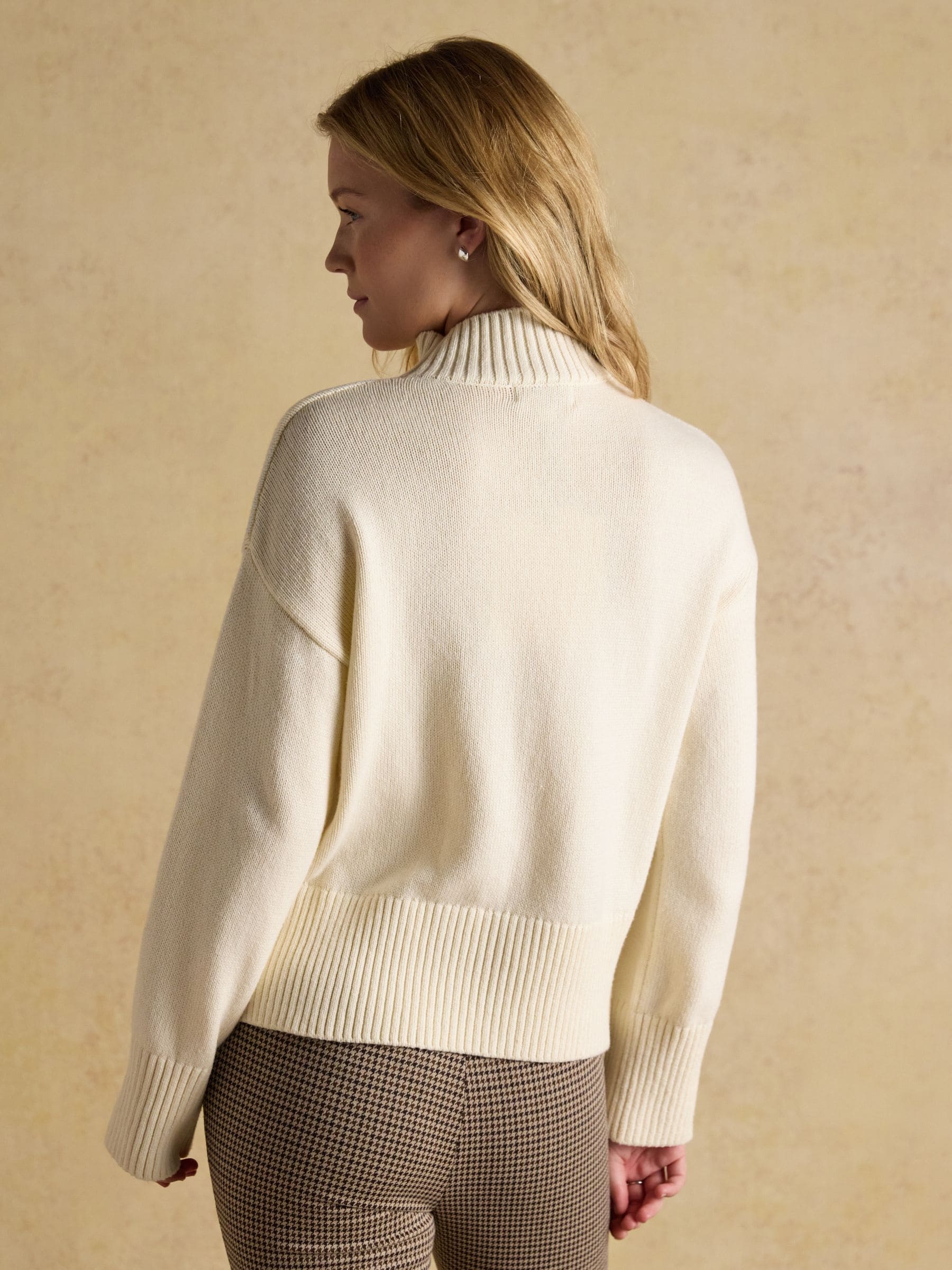 Joules Abigail Ski Intarsia High Neck Jumper