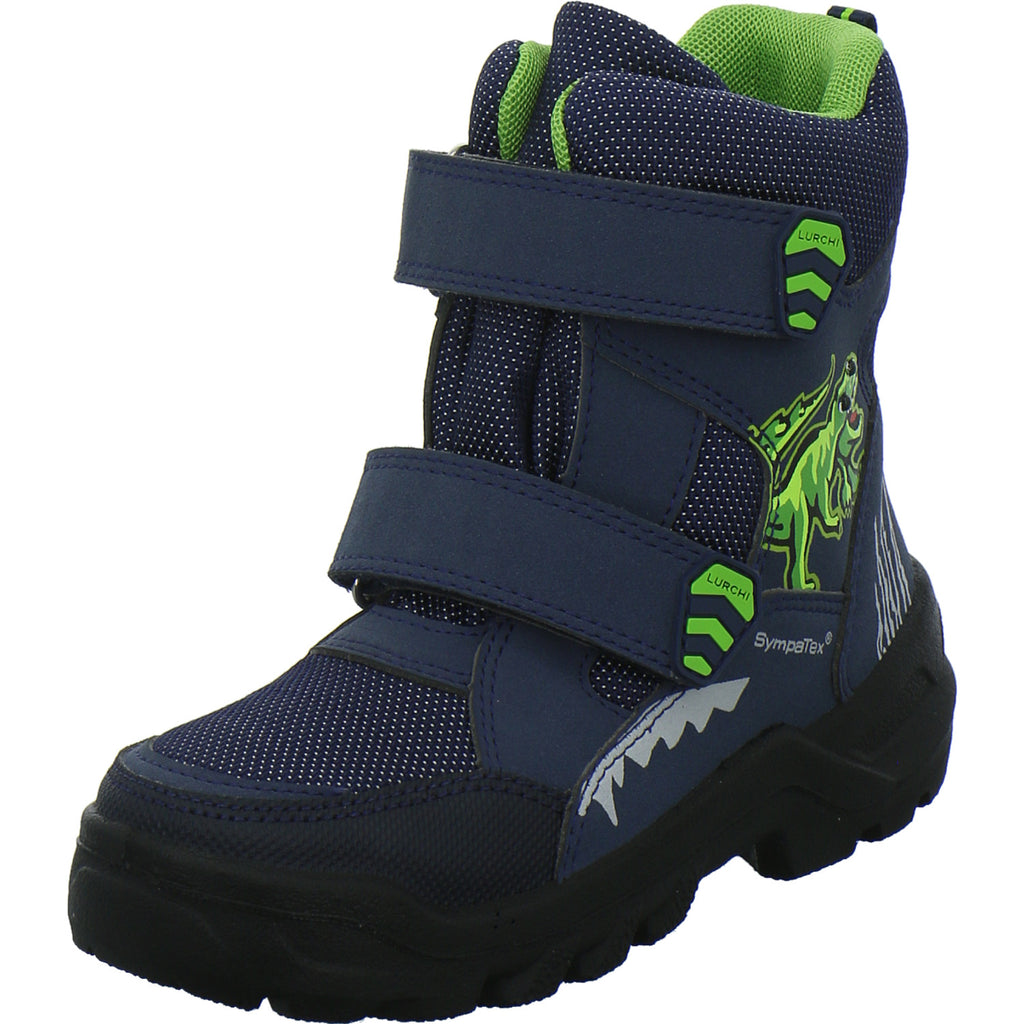 Lurchi Winterschuhe Jungen Koray Blinker Blau-kombi
