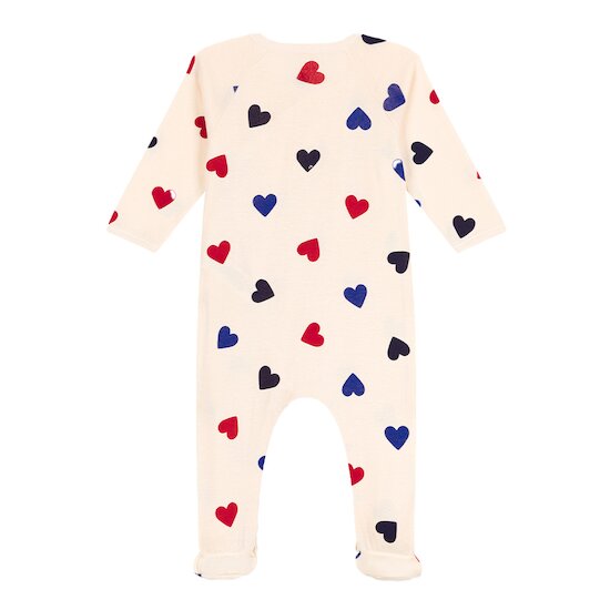 Pyjama cœur bébé en coton   Avalanche/multico        12 mois   de               Petit Bateau