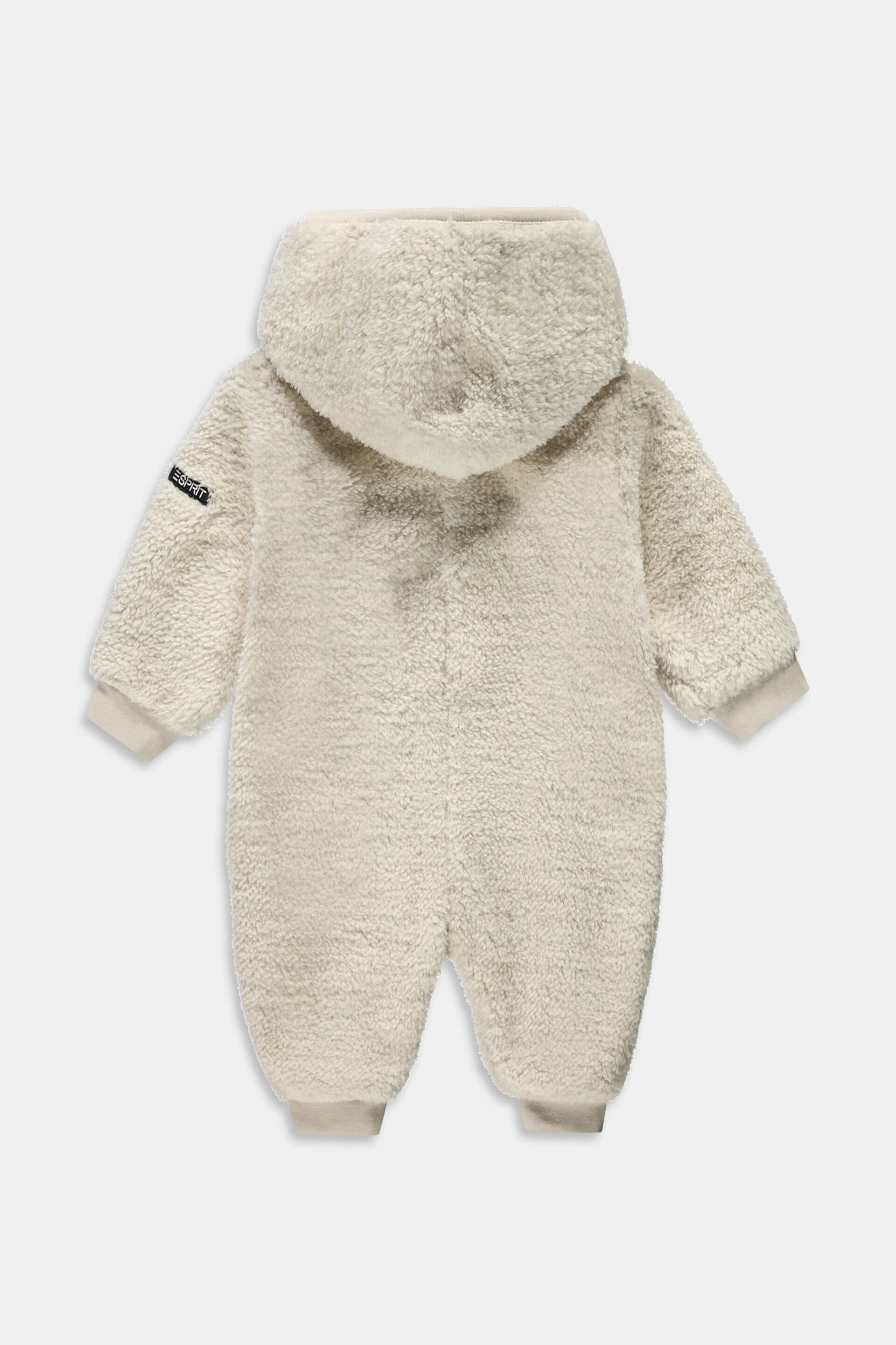 Combinaison d’hiver à capuche en fourrure synthétique