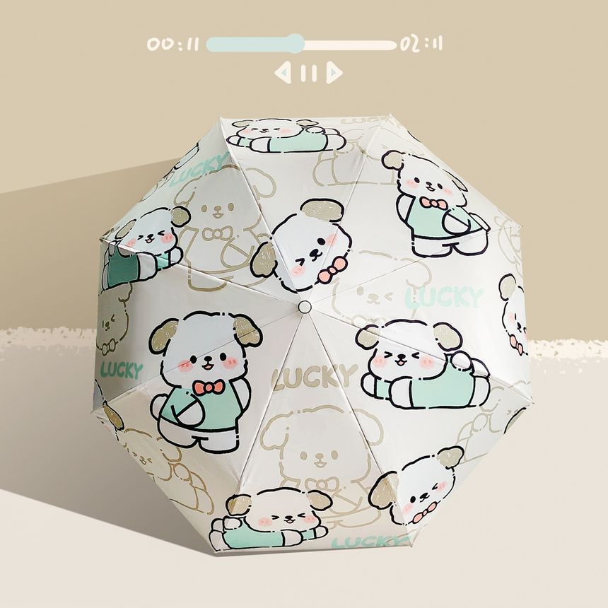 Fenmo - Puppy Print Compacte Paraplu (Diverse Ontwerpen)