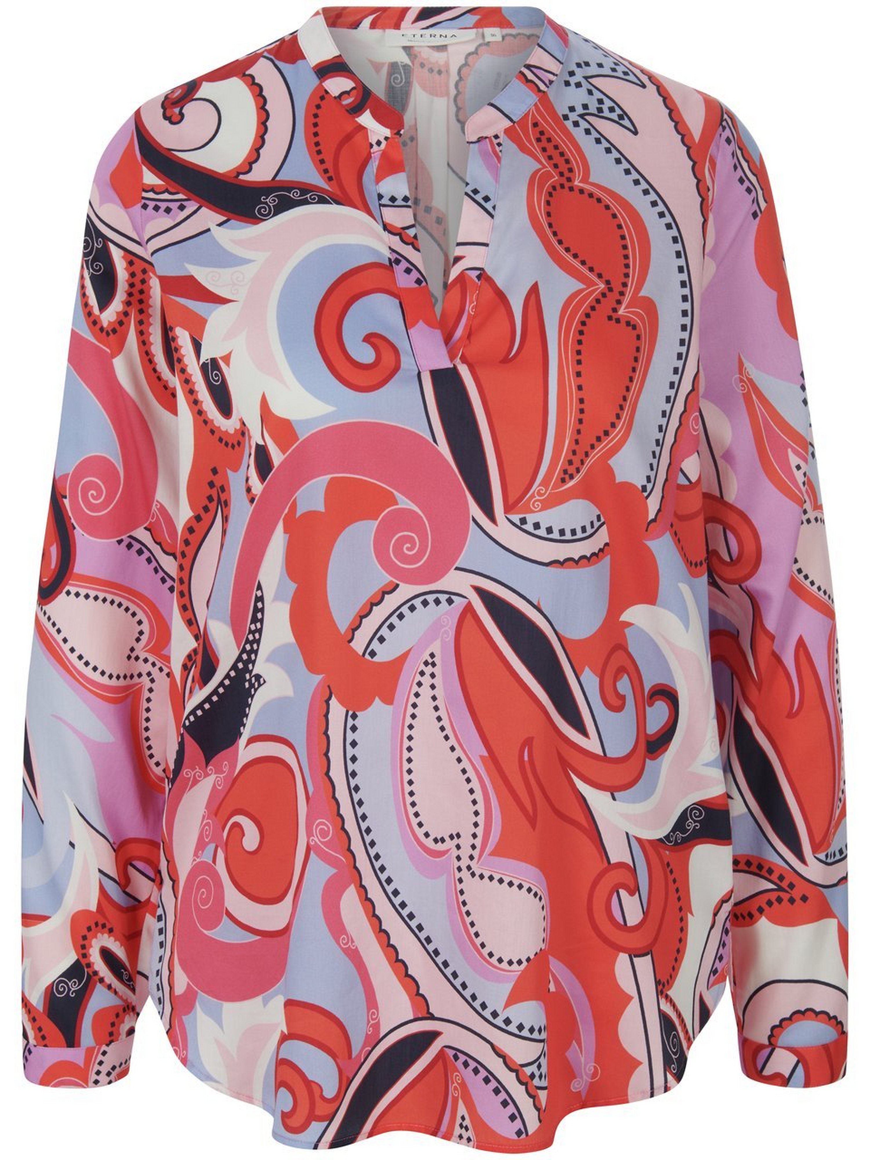 Bluse mit Stehkragen