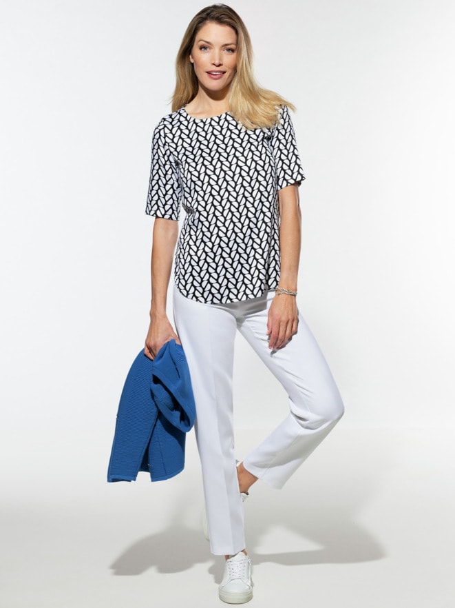 T-Shirt-Bluse Sommerleicht