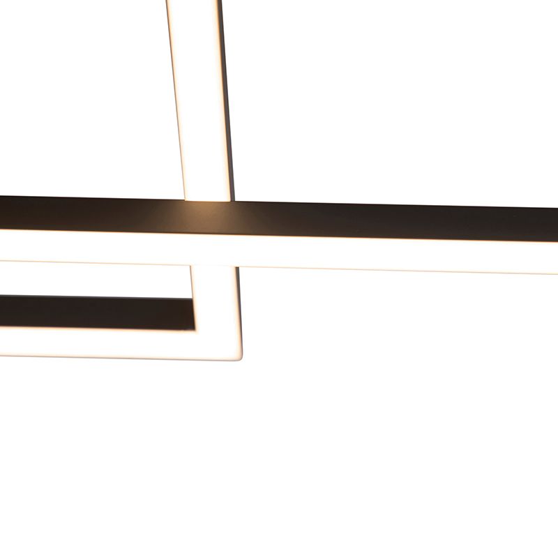 Plafonnière antraciet incl. LED, afstandsbediening - Riha