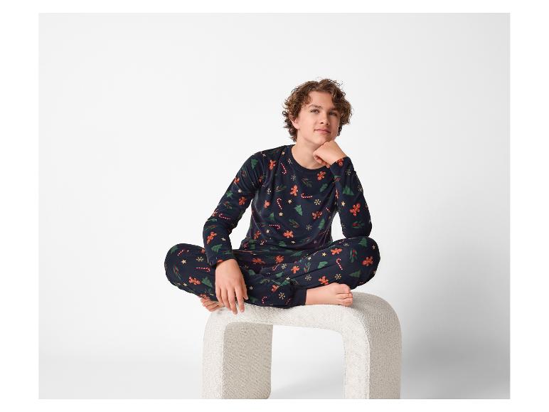 Velours kinder kerstpyjama