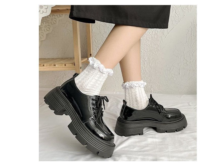 Asterisk - Platform veterschoenen