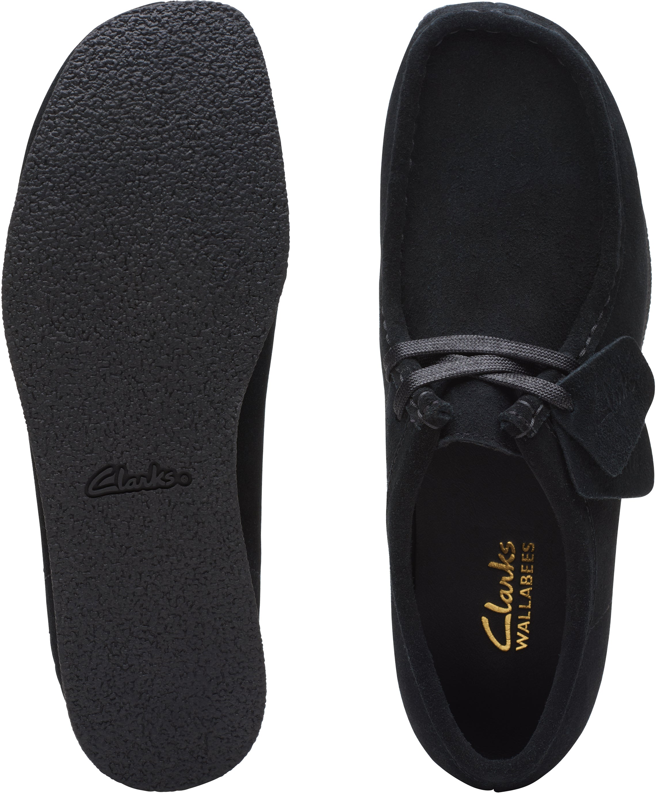 Clarks  Wallabee Evosh sko - Black Sde