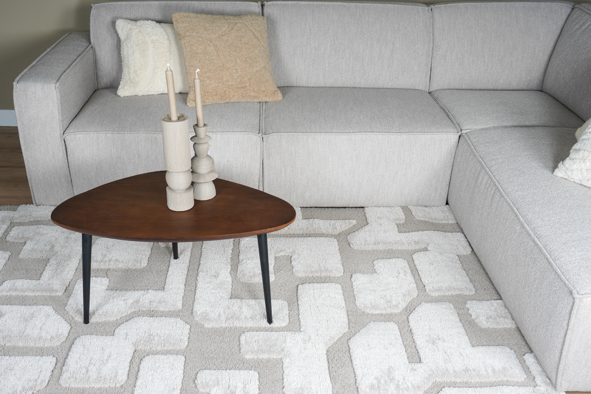 Vloerkleed Liana Beige 160 x 230 cm