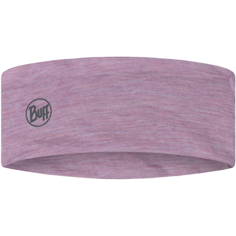 Buff Lightweight Merino Wool Stirnband Solid Pansy