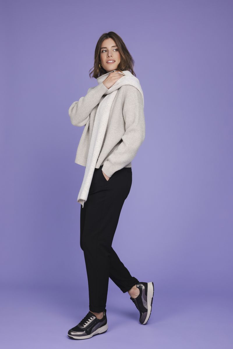 Xsensible Valletta Stretchwalker Sneakers Zilver Dames