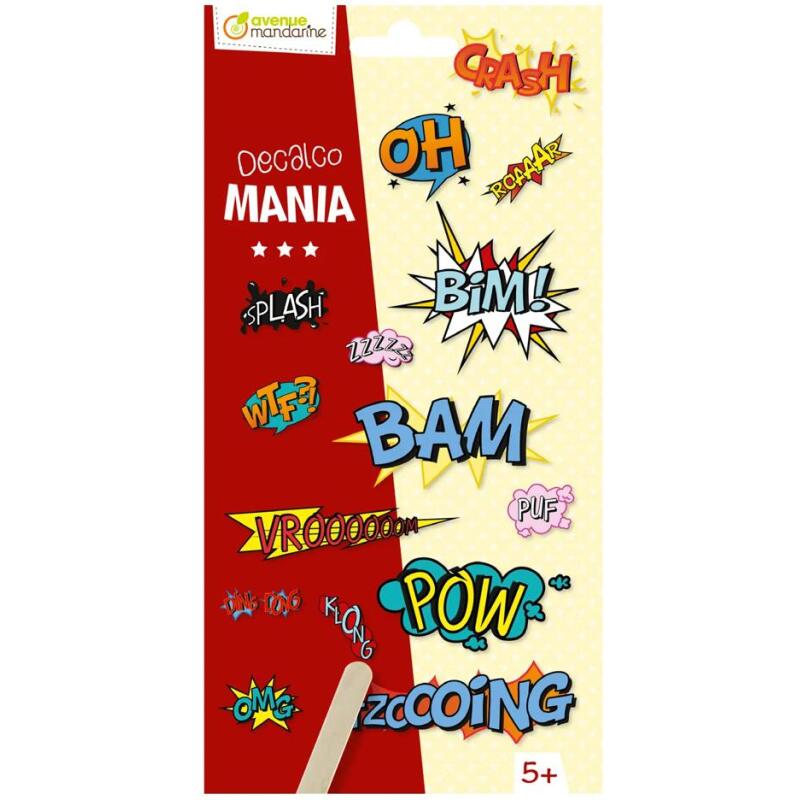 Decalco' Mania, Onomatopées  - Multicolore