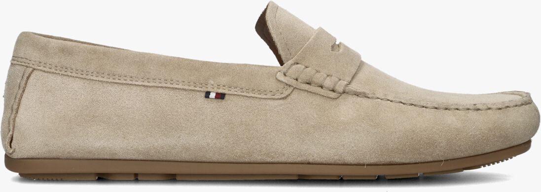 TOMMY HILFIGER beige tommy hilfiger loafers casual hilfiger driver