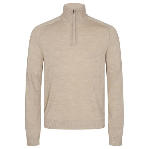 Bruun & Stengade Pelle Striktrøje, Sand, XL