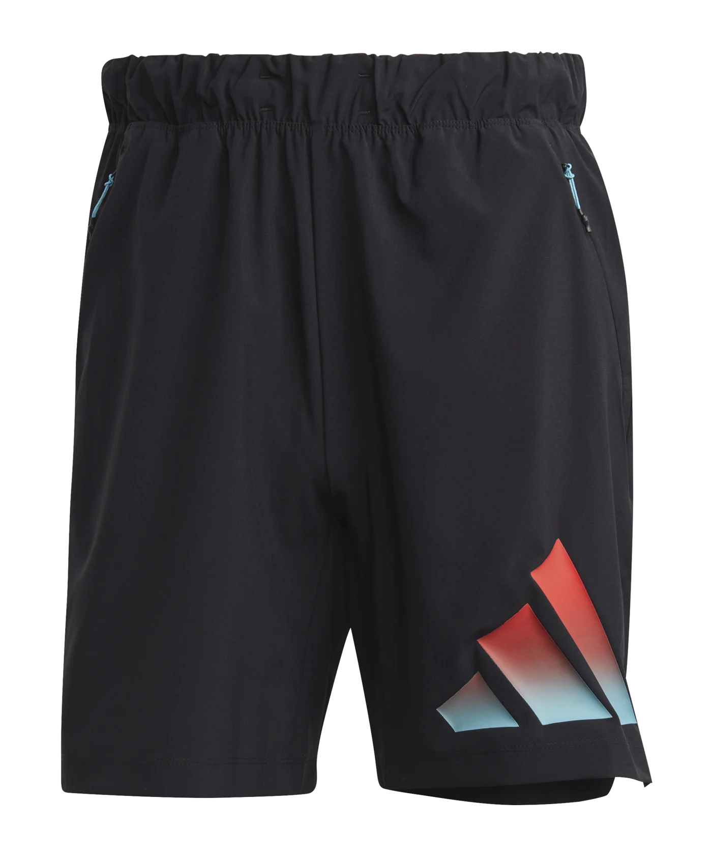 adidas 3Bar Short Schwarz Rot Blau