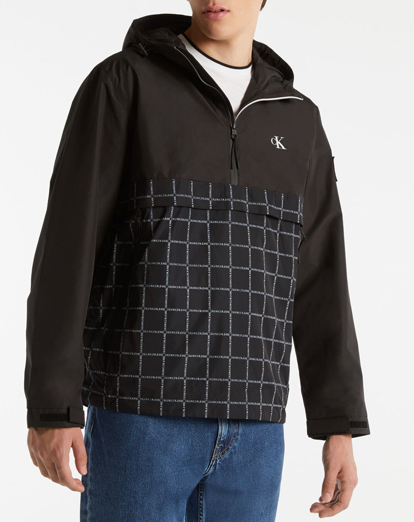 Calvin Klein Jeans Blouson technique Pop Over noir