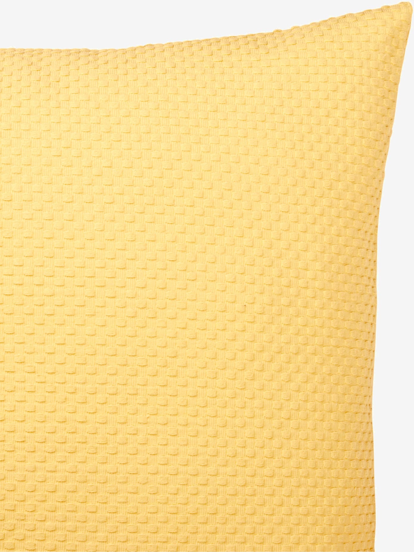 Housse de coussin tissé en relief