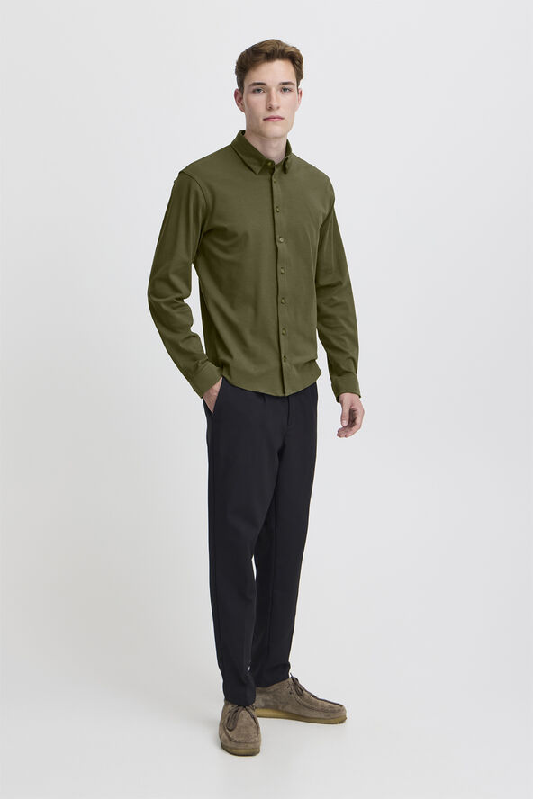 Casual Friday CFARTHUR LS BU jersey shirt Deep depths