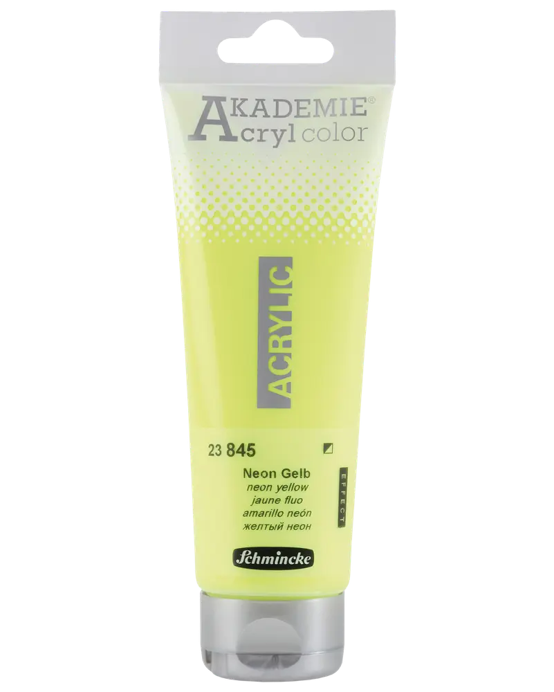 Schmincke Akryl 120 ml - neon gul