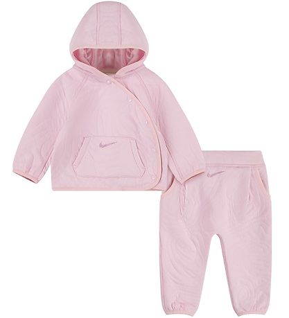 Nike S?t - Quiltet - Bukser/Cardigan - Pink Foam