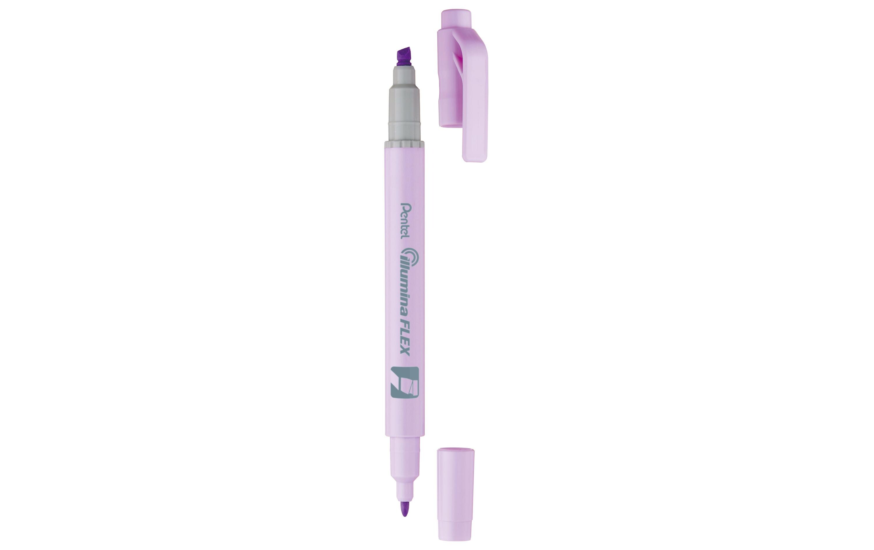 Textmarker Illumina Flex 1.0-3.5 mm, Pastell ViolettMarker mit zwei Schreibspitzen