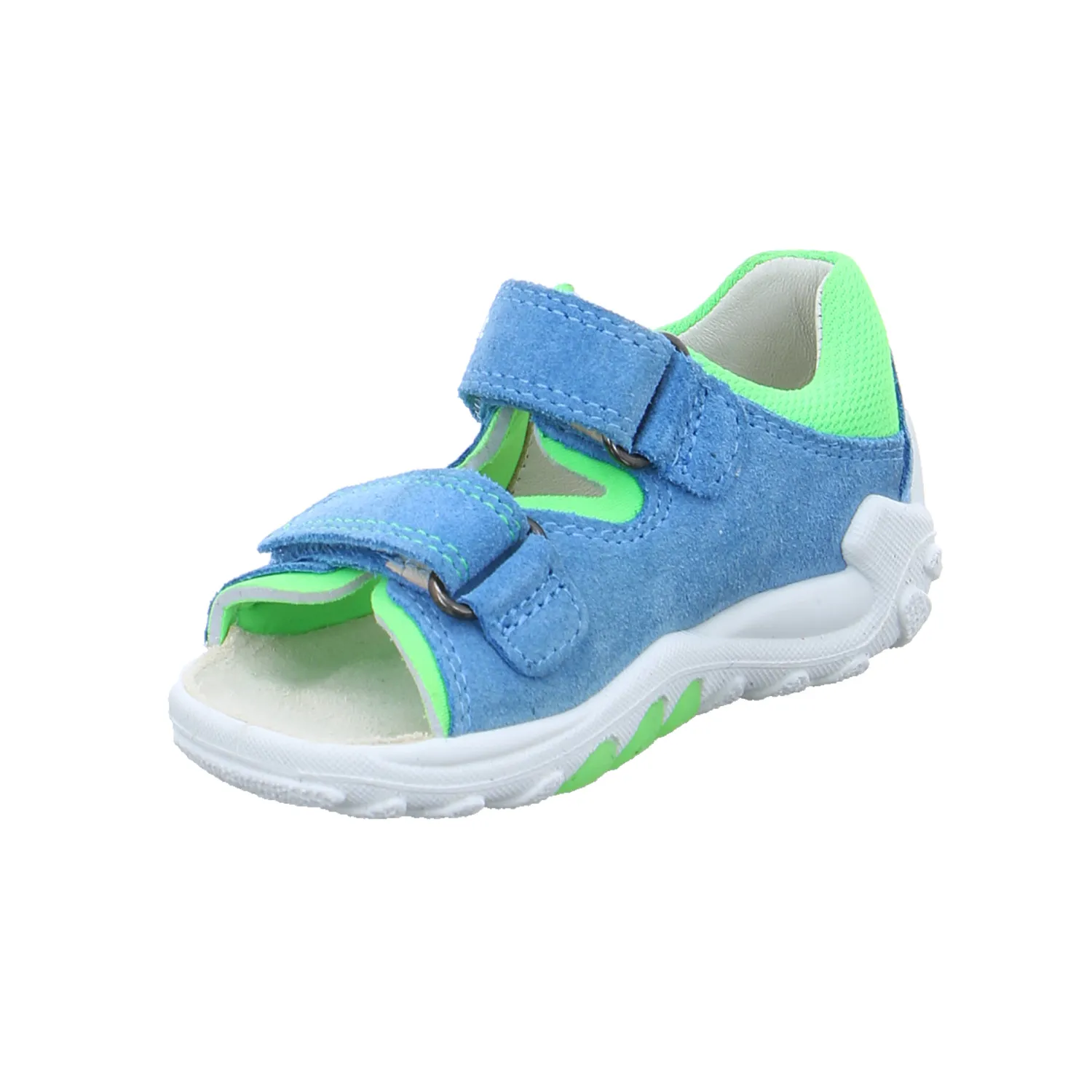 SUPERFIT Baby-Sandale Blau Leder  Jungen Minilette
