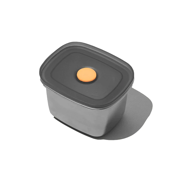 Boîte en inox rectangulaire 450 ml compatible micro-ondes Yoko® Design
