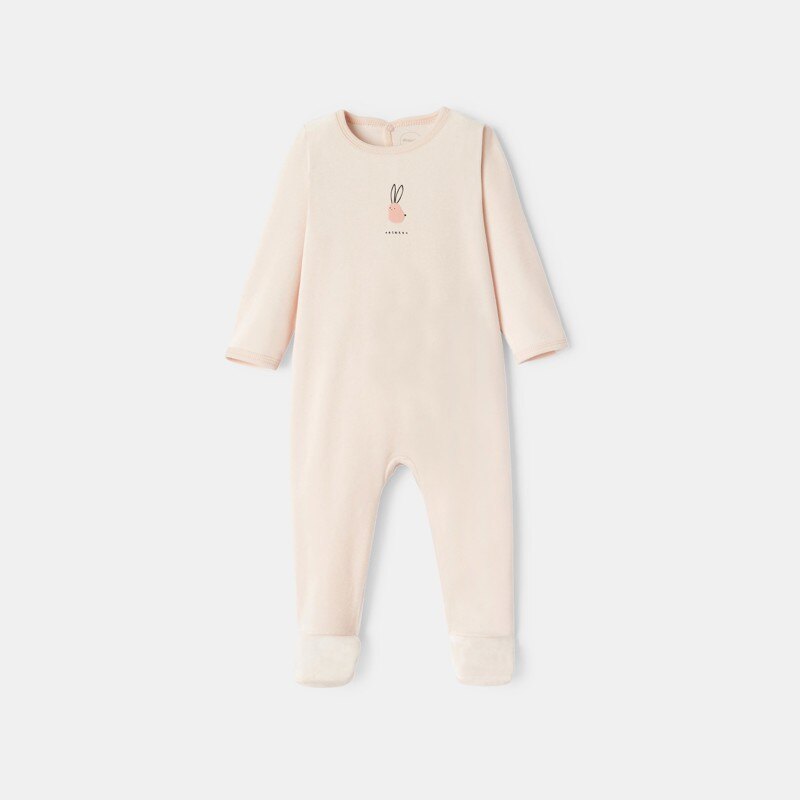 Dors-bien en velours doux rose mixte Absorba Rose