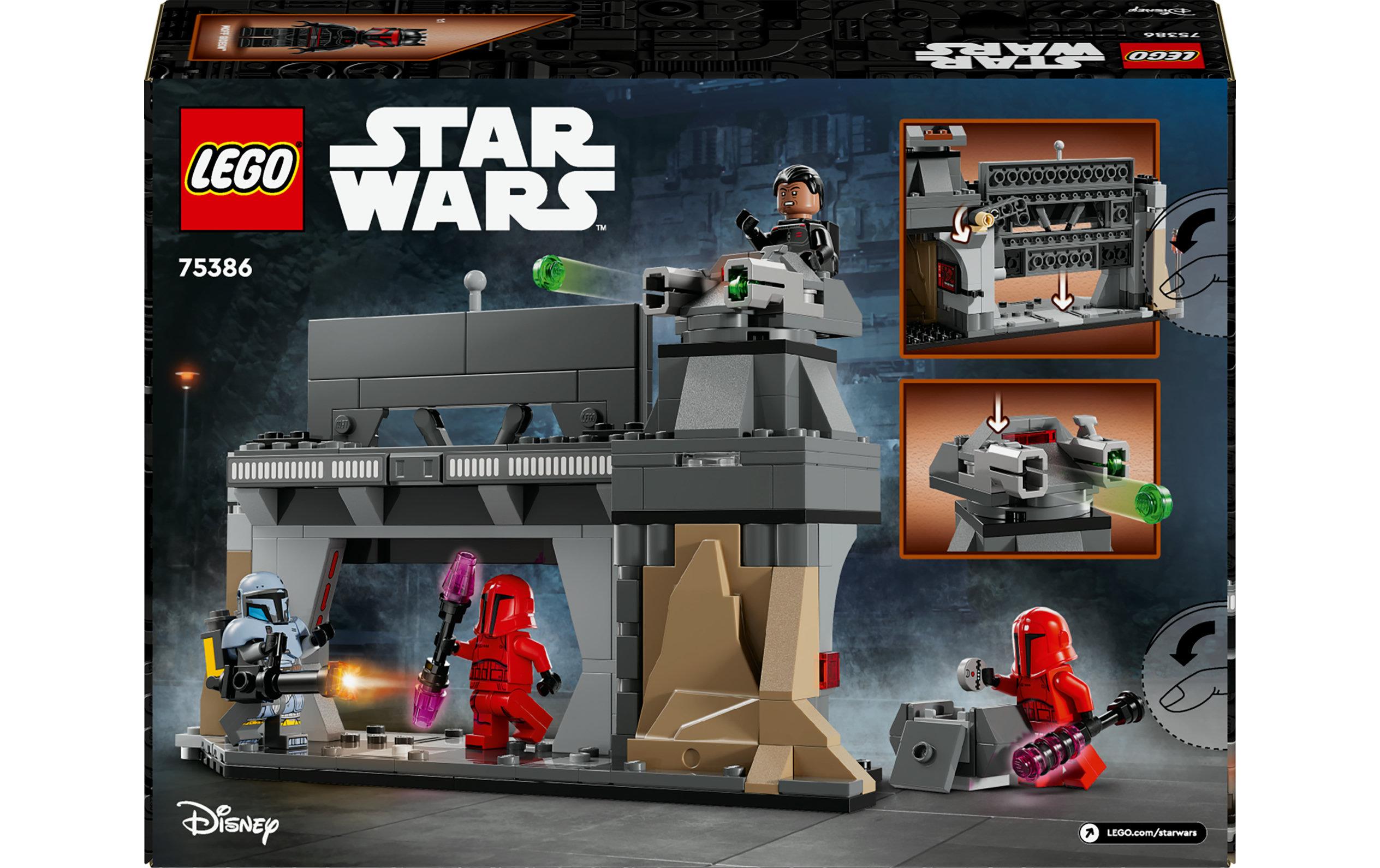 Star Wars Duell zwischen Paz Vizsla und Moff Gideon 75386Bau- und Spielset aus der 3. Staffel