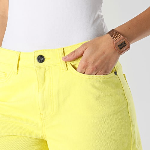 Sort Jean Femme Smiley Jaune