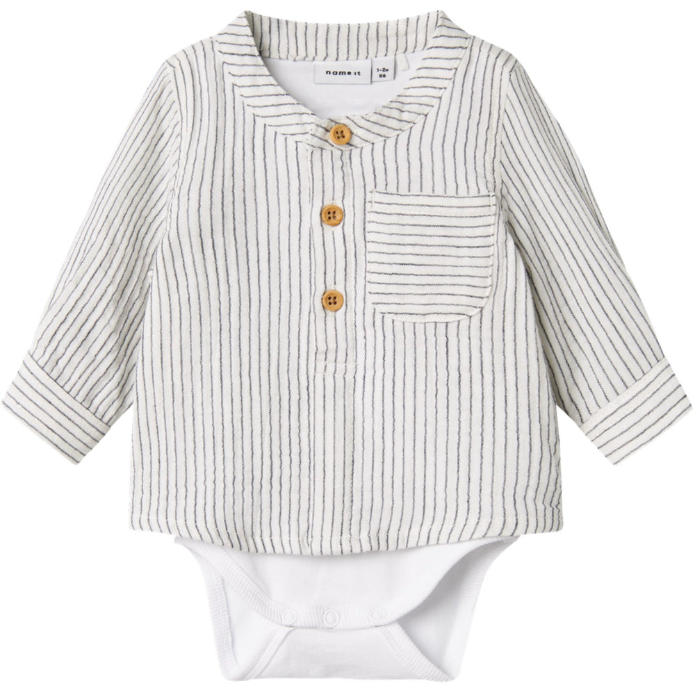 Køb Name It Navy Blazer Fedanne Skjorte Body