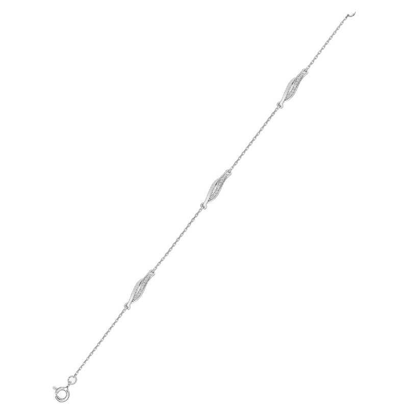 Bracelet Femme - Argent 925 - Longueur : 18 cm