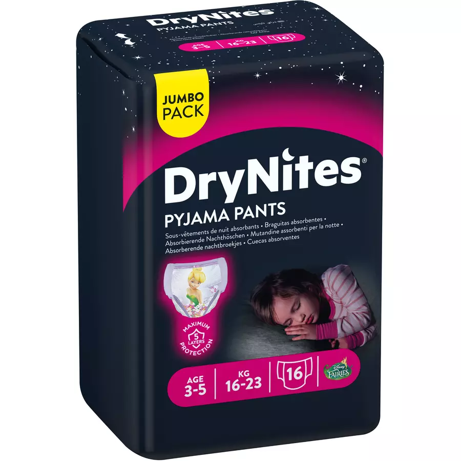 Huggies DryNites Pyjama Pants Einweg Mädchen in  Design 3-5 Jahre